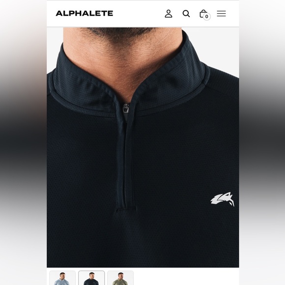 Alphalete Racer Quarter Zip - Picture 3 of 9